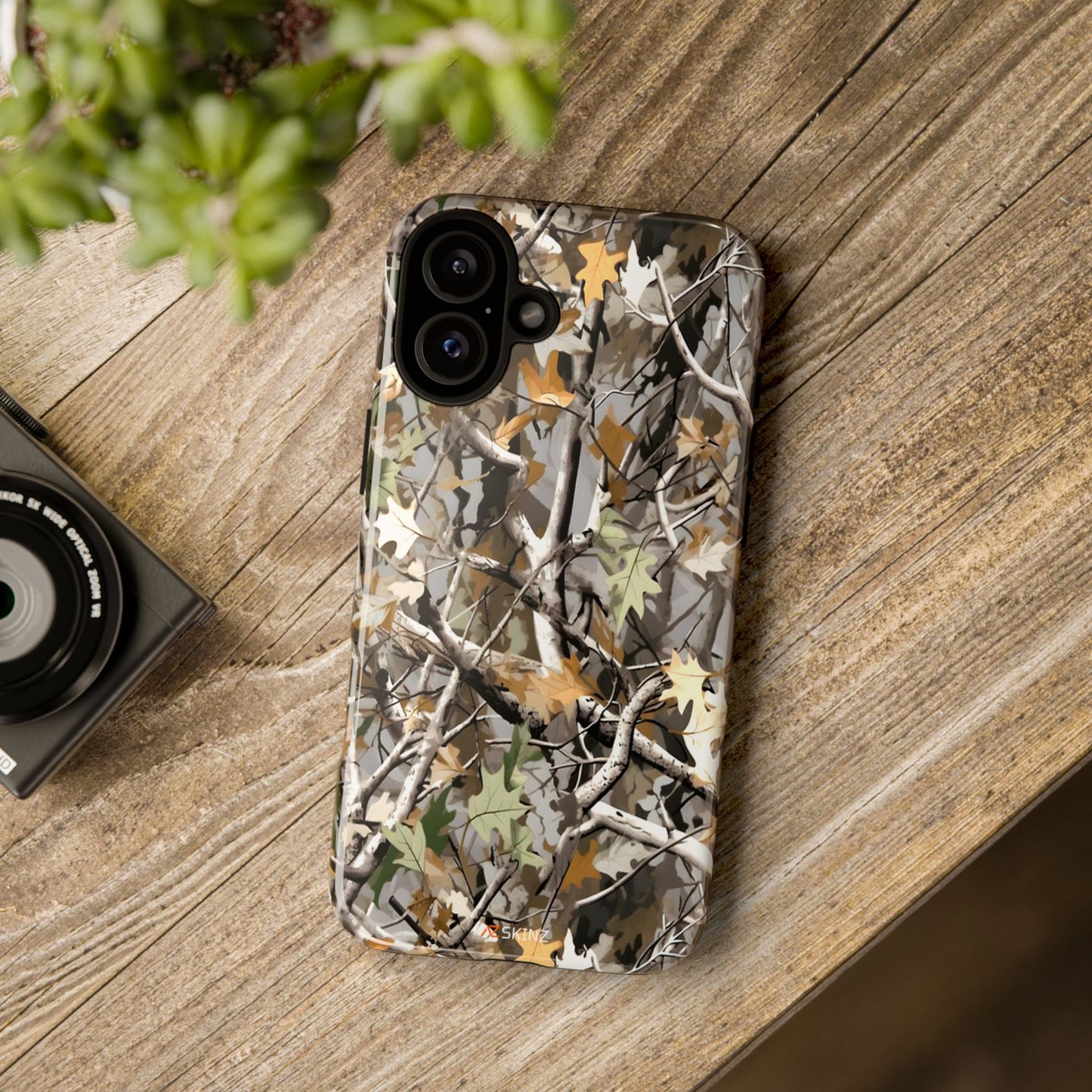 Camouflage Tree Hunting Tough Phone Case