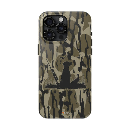 VINTAGE DUCK HUNTING CAMO TOUGH PHONE CASE – DOG HUNTER GIFT