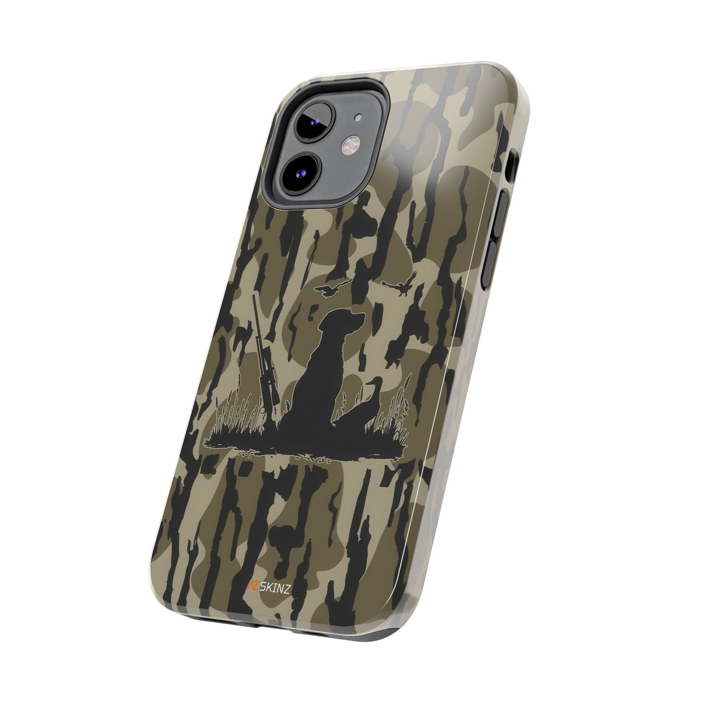 VINTAGE DUCK HUNTING CAMO TOUGH PHONE CASE – DOG HUNTER GIFT