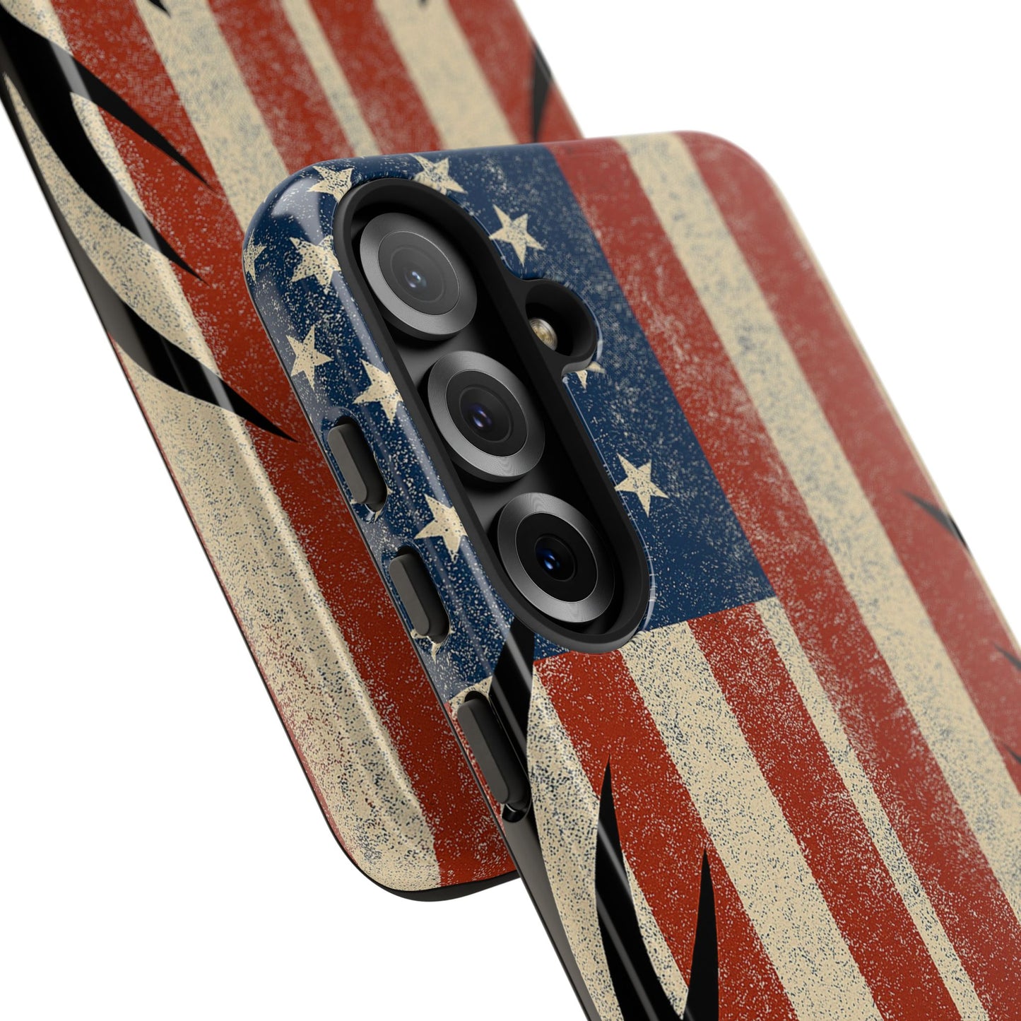 Deer Hunting American Flag Tough Phone Case