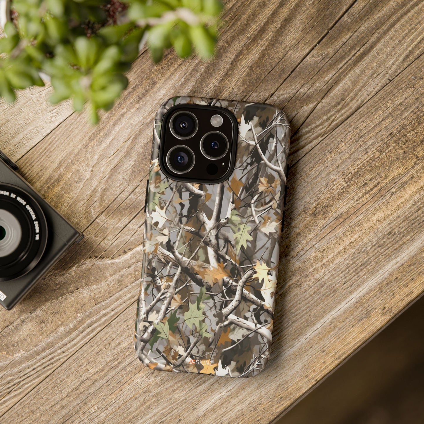 Camouflage Tree Hunting Tough Phone Case