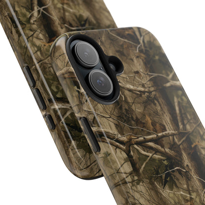 TREE CAMO TOUGH PHONE CASE