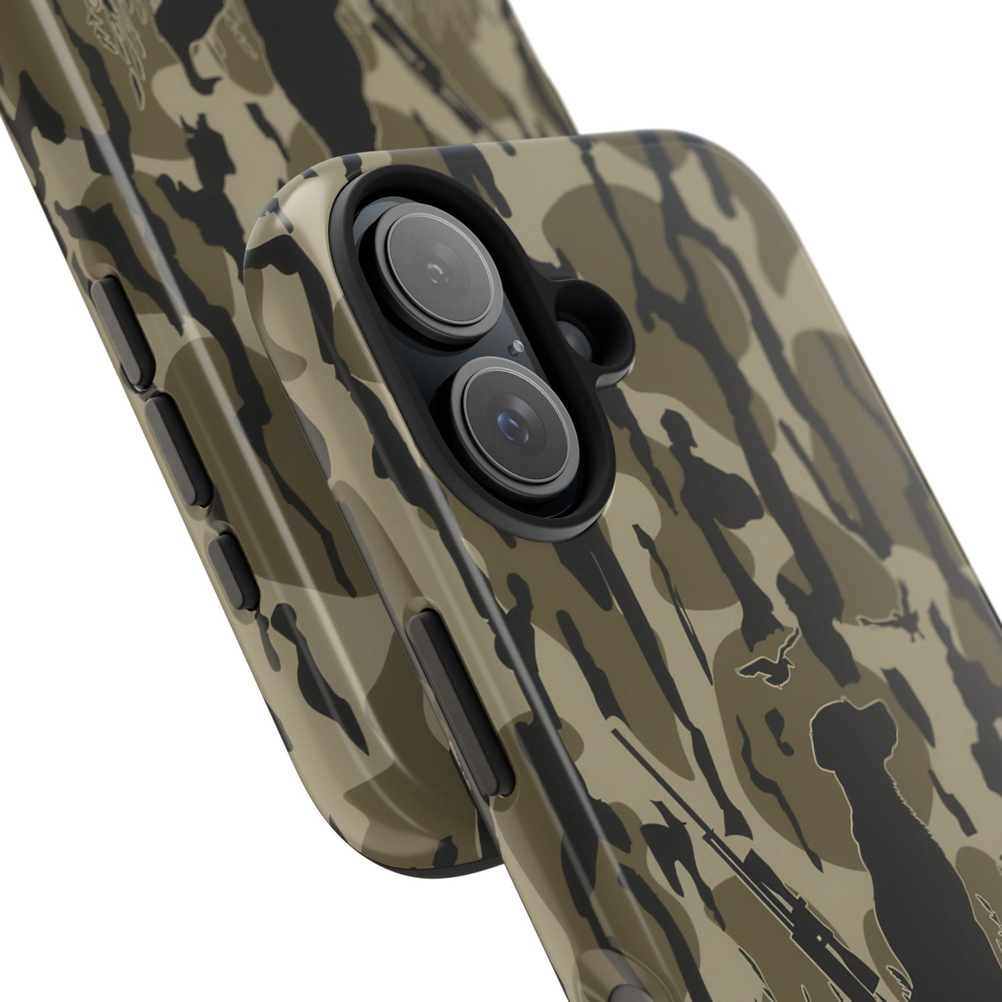 VINTAGE DUCK HUNTING CAMO TOUGH PHONE CASE – DOG HUNTER GIFT