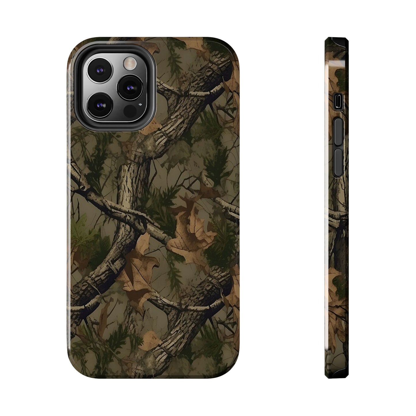 Camouflage Tree Pattern Tough Phone Case