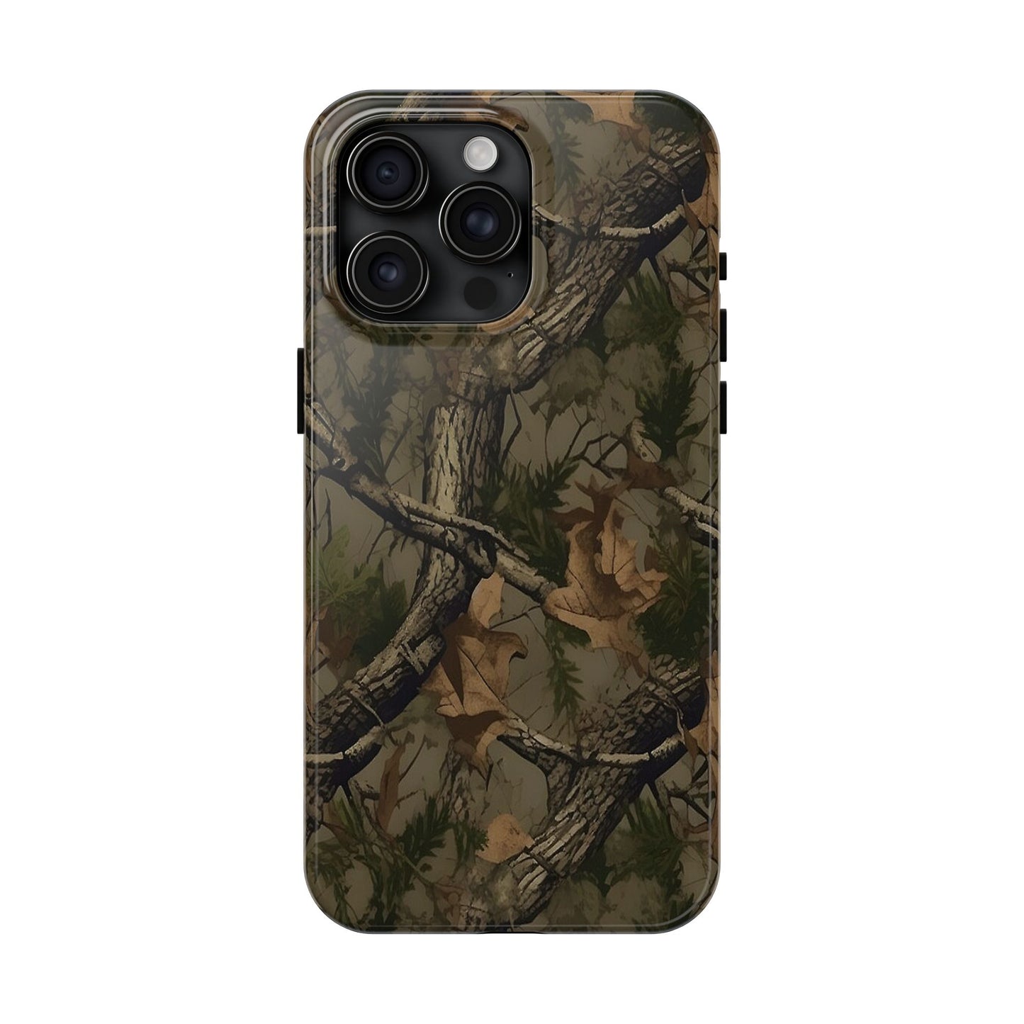 Camouflage Tree Pattern Tough Phone Case