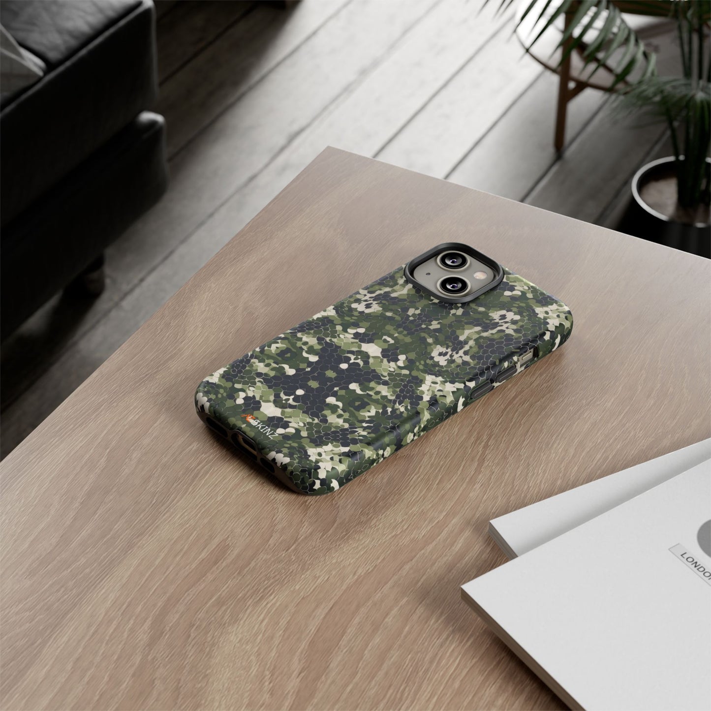 seamless camo tough phone case
