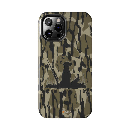 VINTAGE DUCK HUNTING CAMO TOUGH PHONE CASE – DOG HUNTER GIFT
