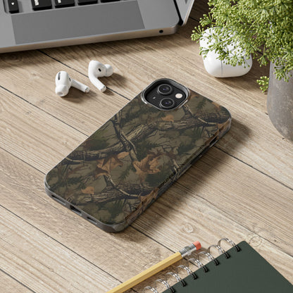 Camouflage Tree Pattern Tough Phone Case