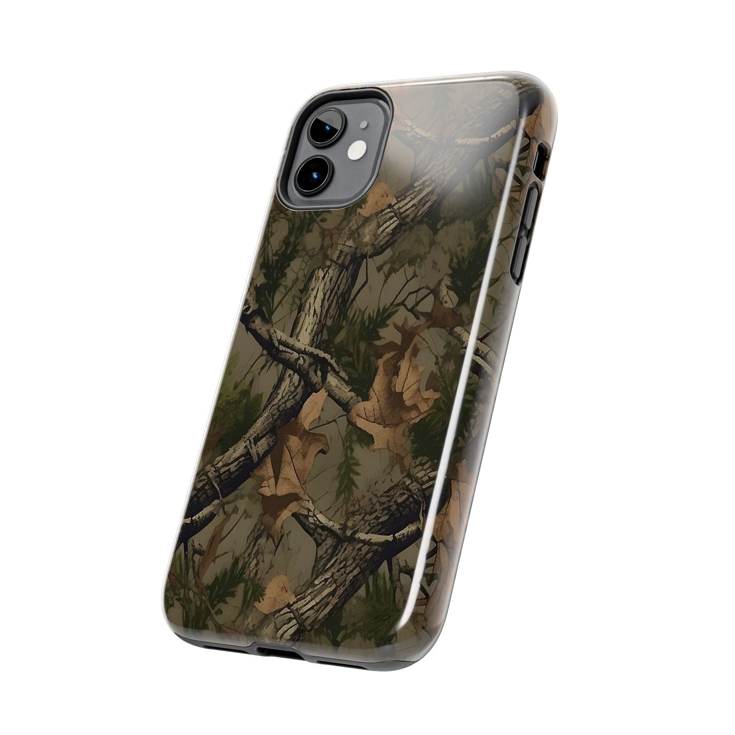 Camouflage Tree Pattern Tough Phone Case