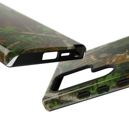 Deer Vintage Tree Camouflage Tough Phone Case