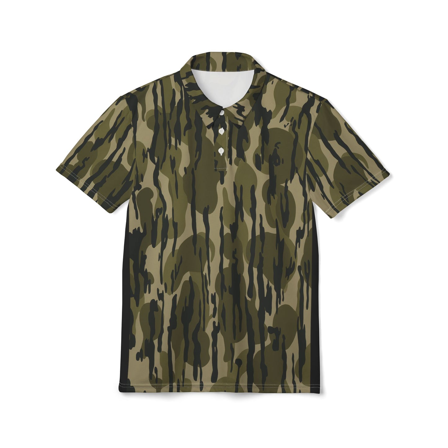 Camo Print Unisex Polo Shirt