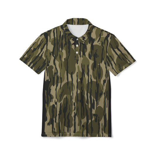 Camo Print Unisex Polo Shirt