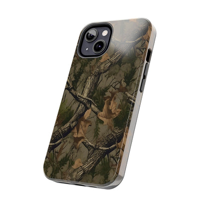Camouflage Tree Pattern Tough Phone Case