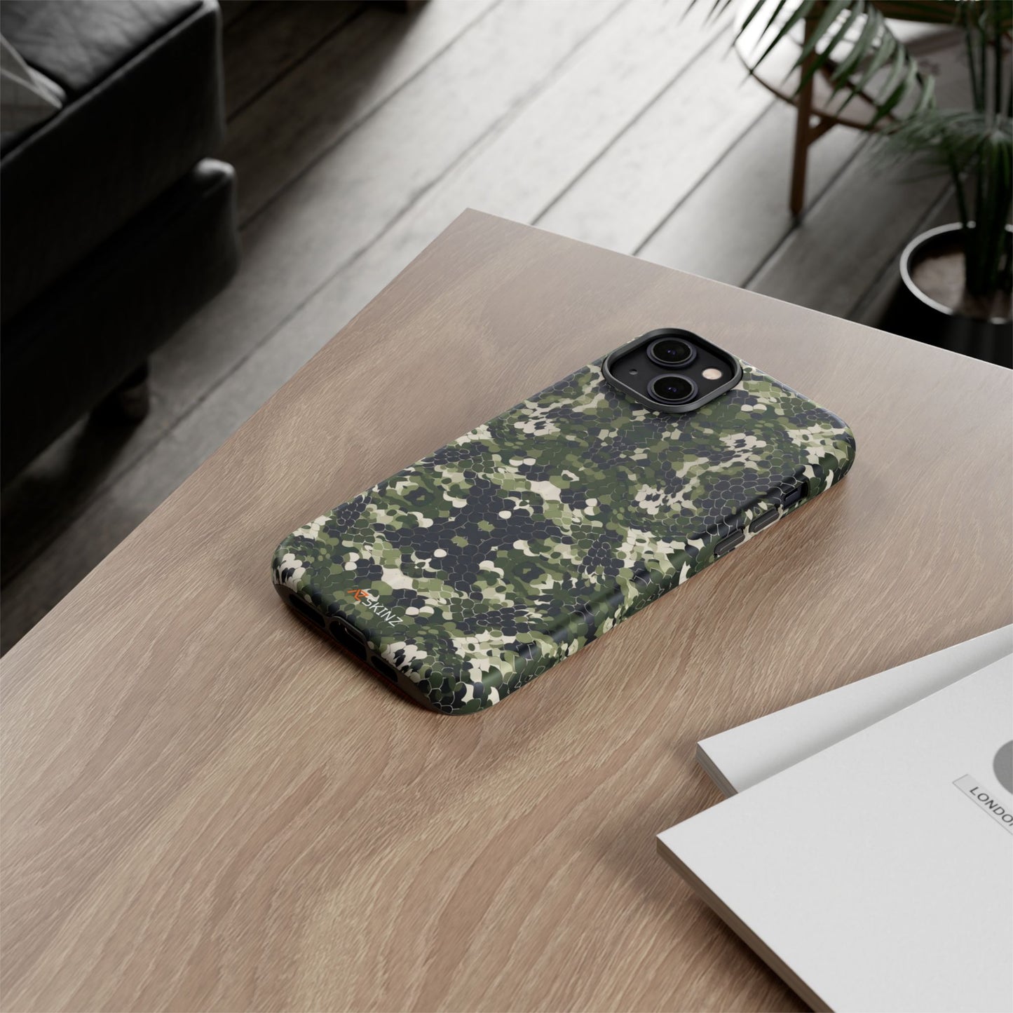 seamless camo tough phone case