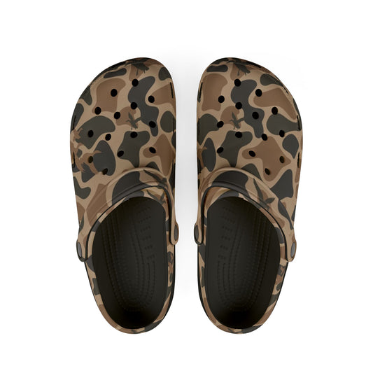 Old School Camo EVA Foam Slip-On Shoes
