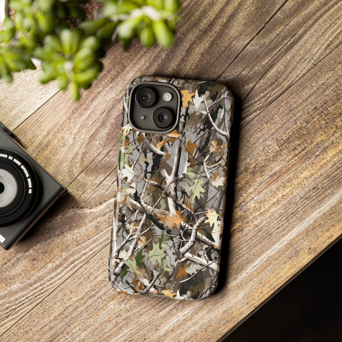 Camouflage Tree Hunting Tough Phone Case