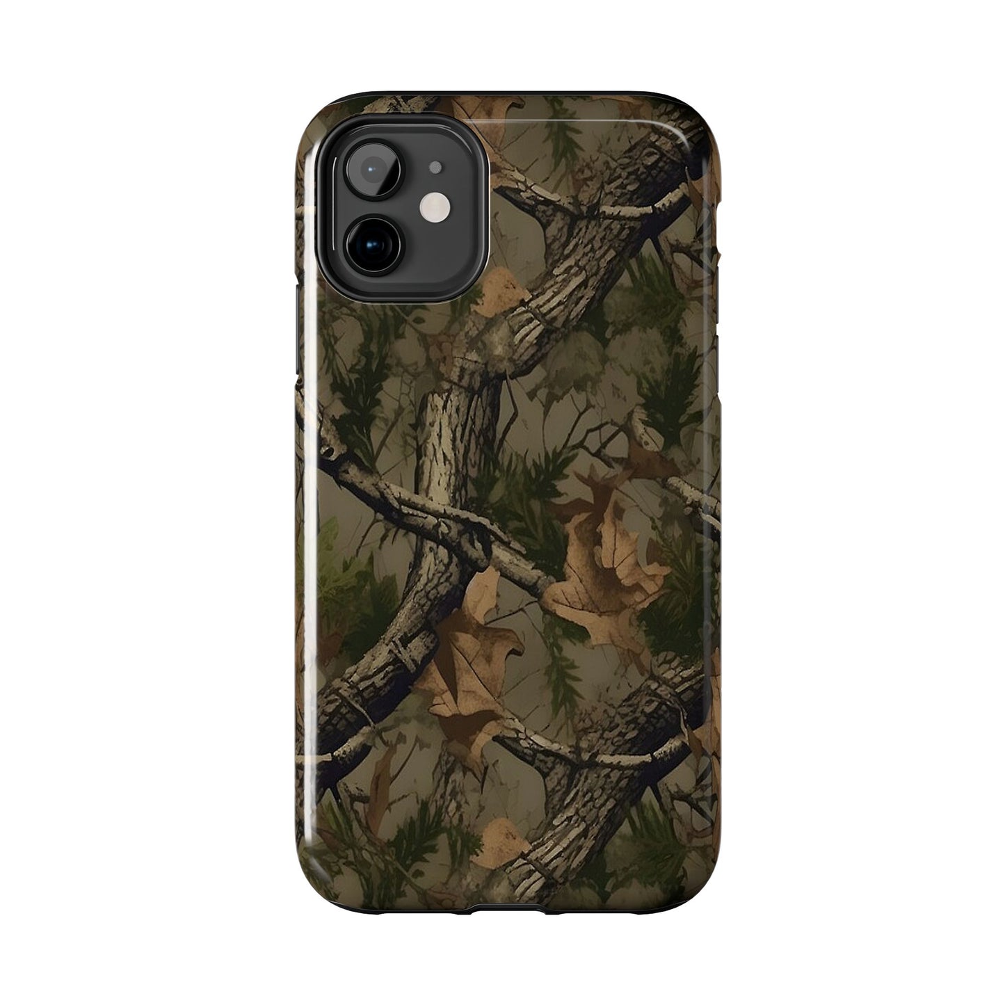 Camouflage Tree Pattern Tough Phone Case