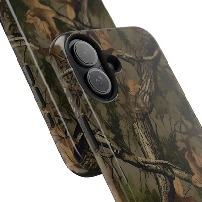 Camouflage Tree Pattern Tough Phone Case