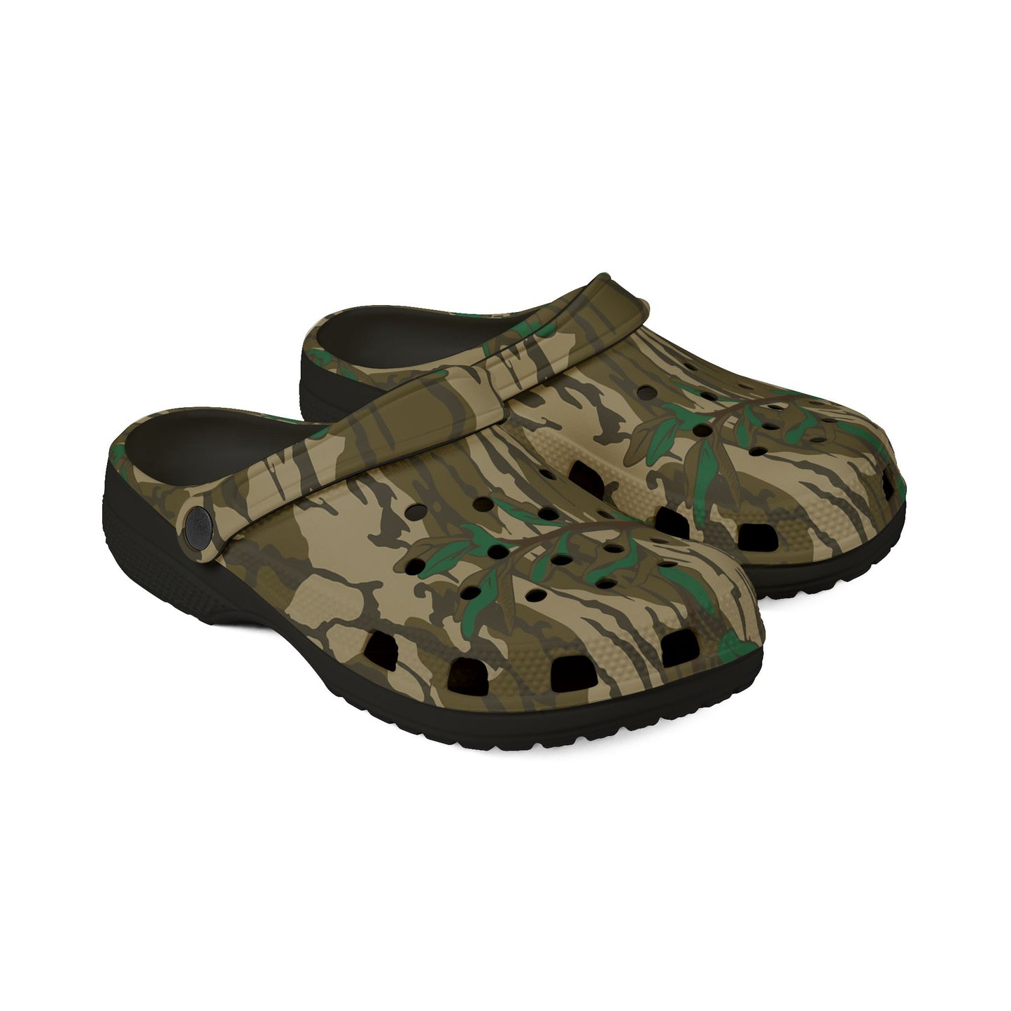 Wicked Camo Tree EVA Foam Rubber Shoes,