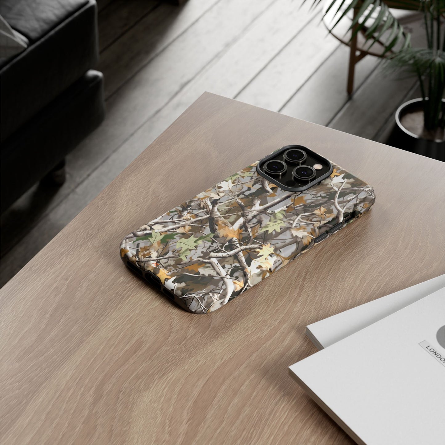 Camouflage Tree Hunting Tough Phone Case