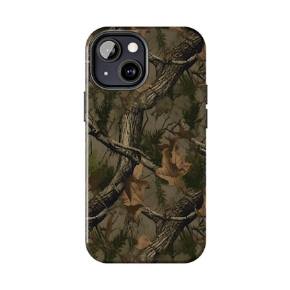 Camouflage Tree Pattern Tough Phone Case