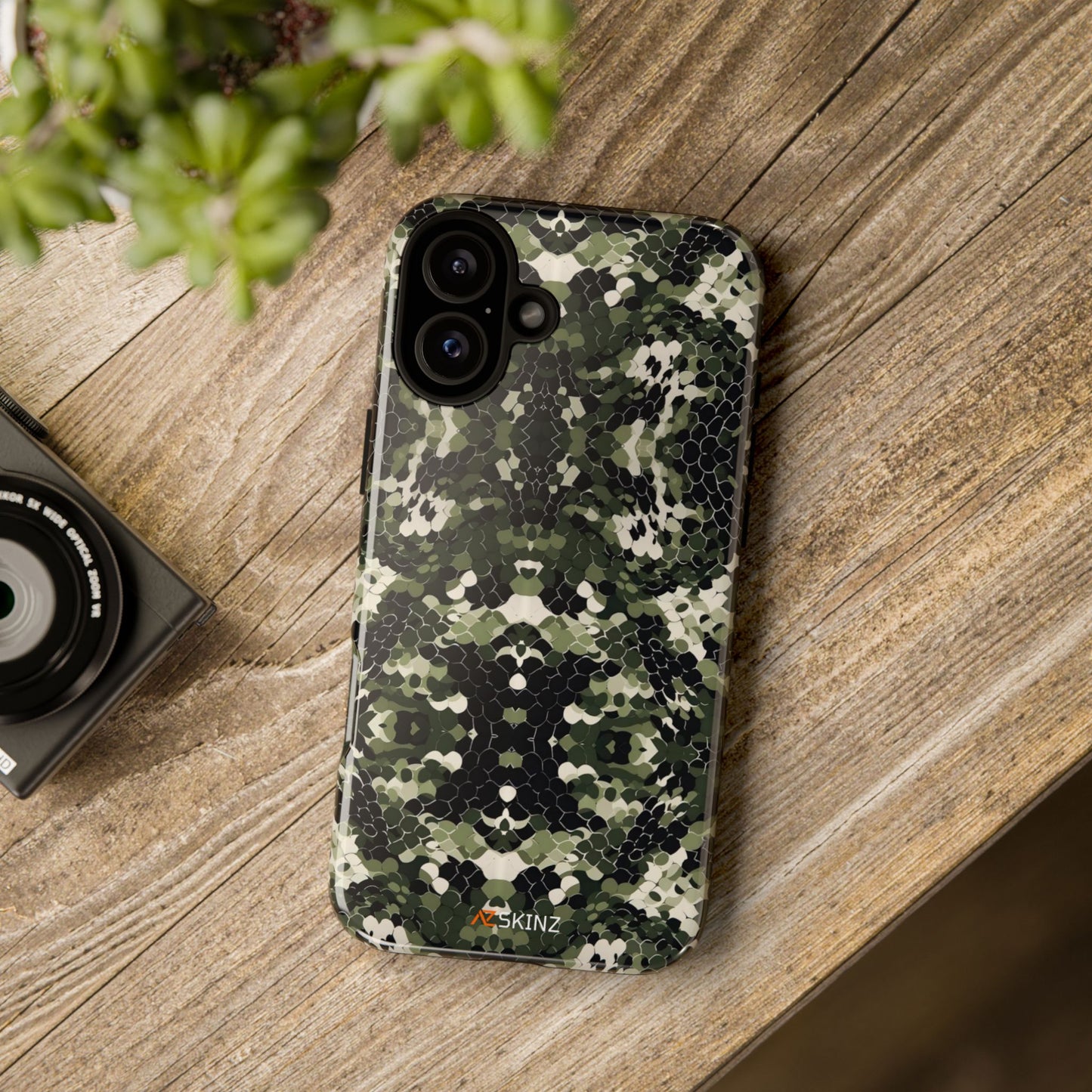 seamless camo tough phone case