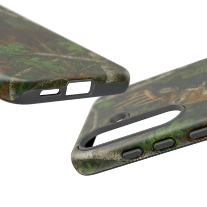 Deer Vintage Tree Camouflage Tough Phone Case