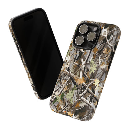 Camouflage Tree Hunting Tough Phone Case