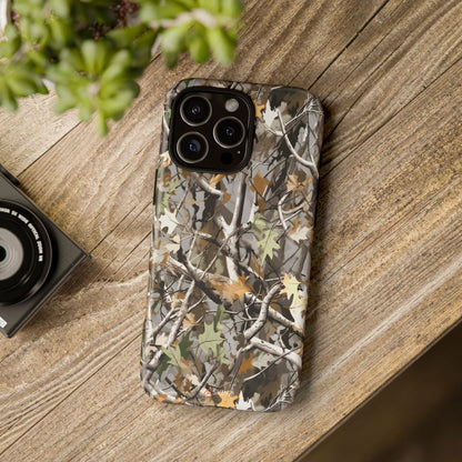 Camouflage Tree Hunting Tough Phone Case