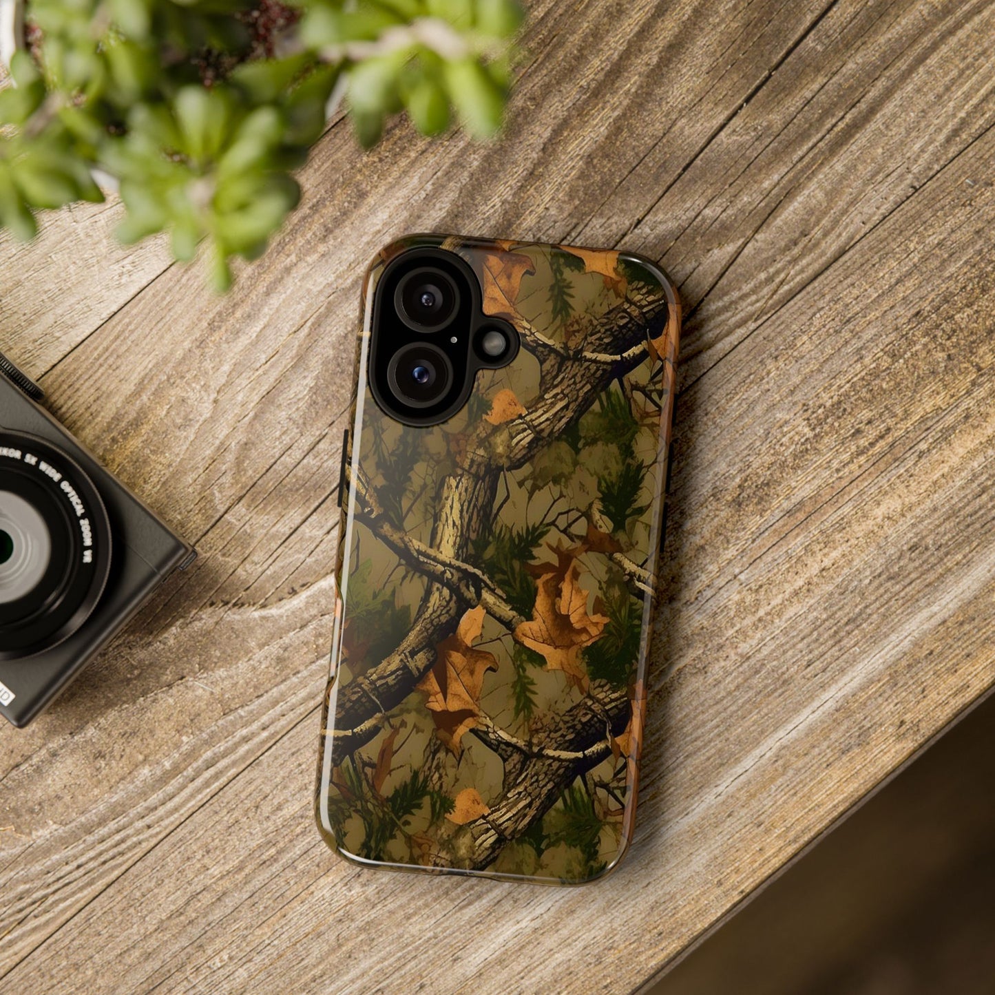TREE CAMO HUNTING TOUGH PHONE CASE
