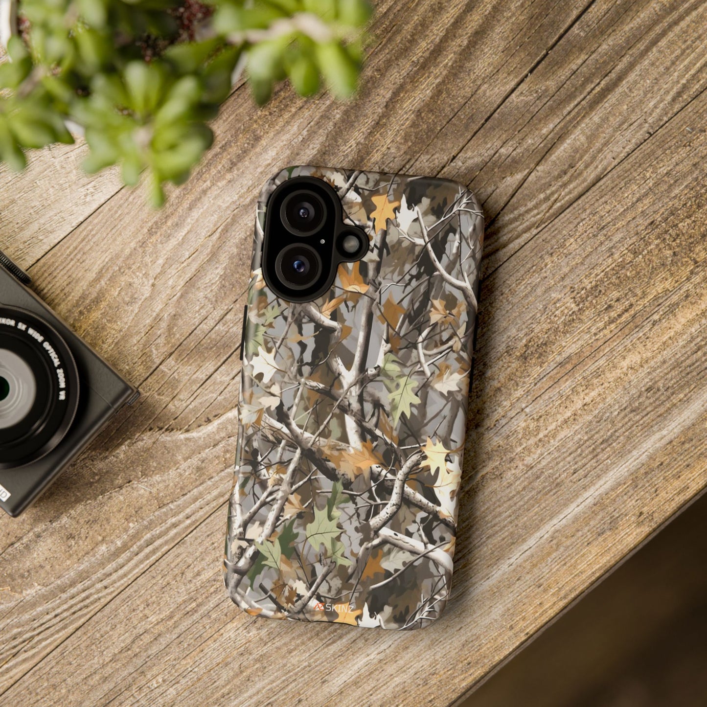 Camouflage Tree Hunting Tough Phone Case