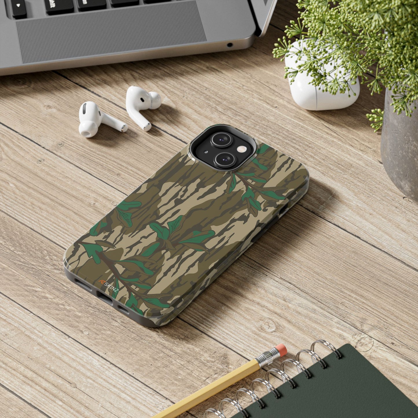 Wicked Camo Tree  hunting tough phone case