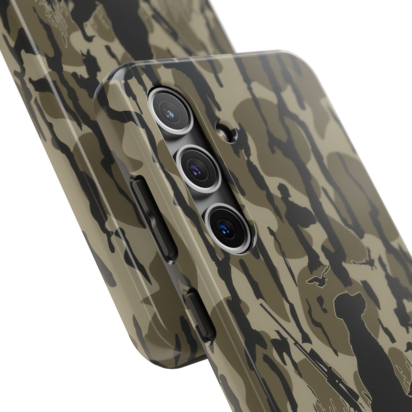 VINTAGE DUCK HUNTING CAMO TOUGH PHONE CASE – DOG HUNTER GIFT