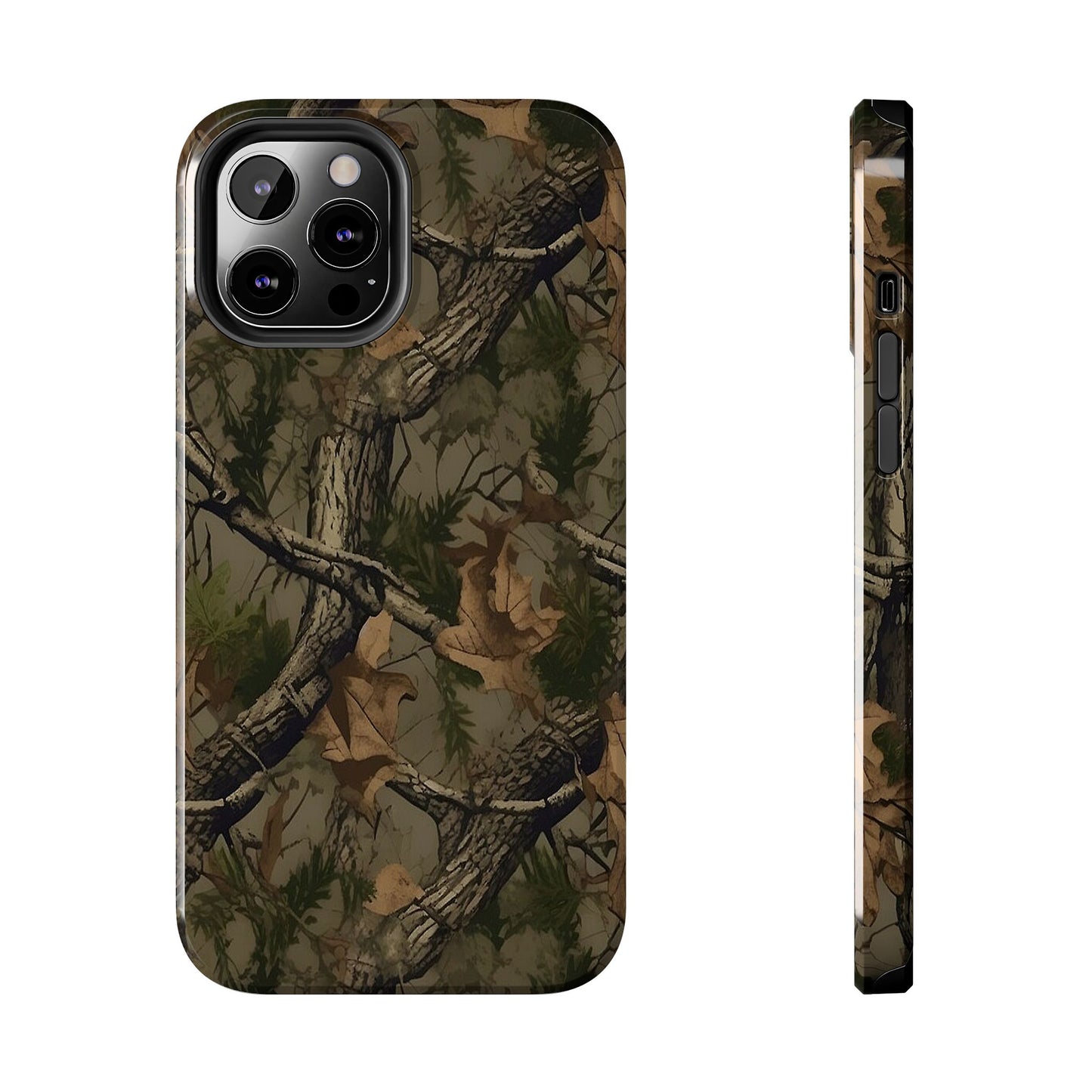 Camouflage Tree Pattern Tough Phone Case