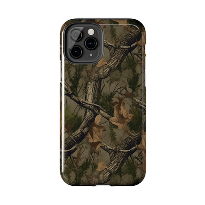 Camouflage Tree Pattern Tough Phone Case