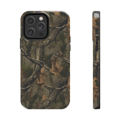 Camouflage Tree Pattern Tough Phone Case