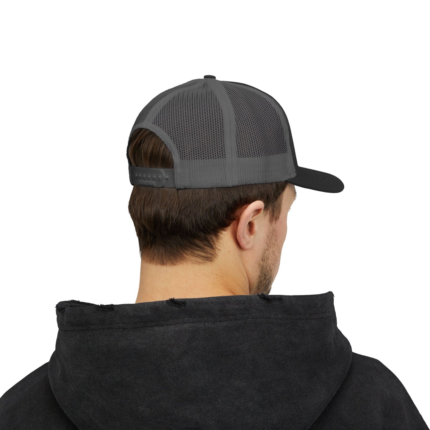 Mountain Trout Flat Brim Trucker Cap