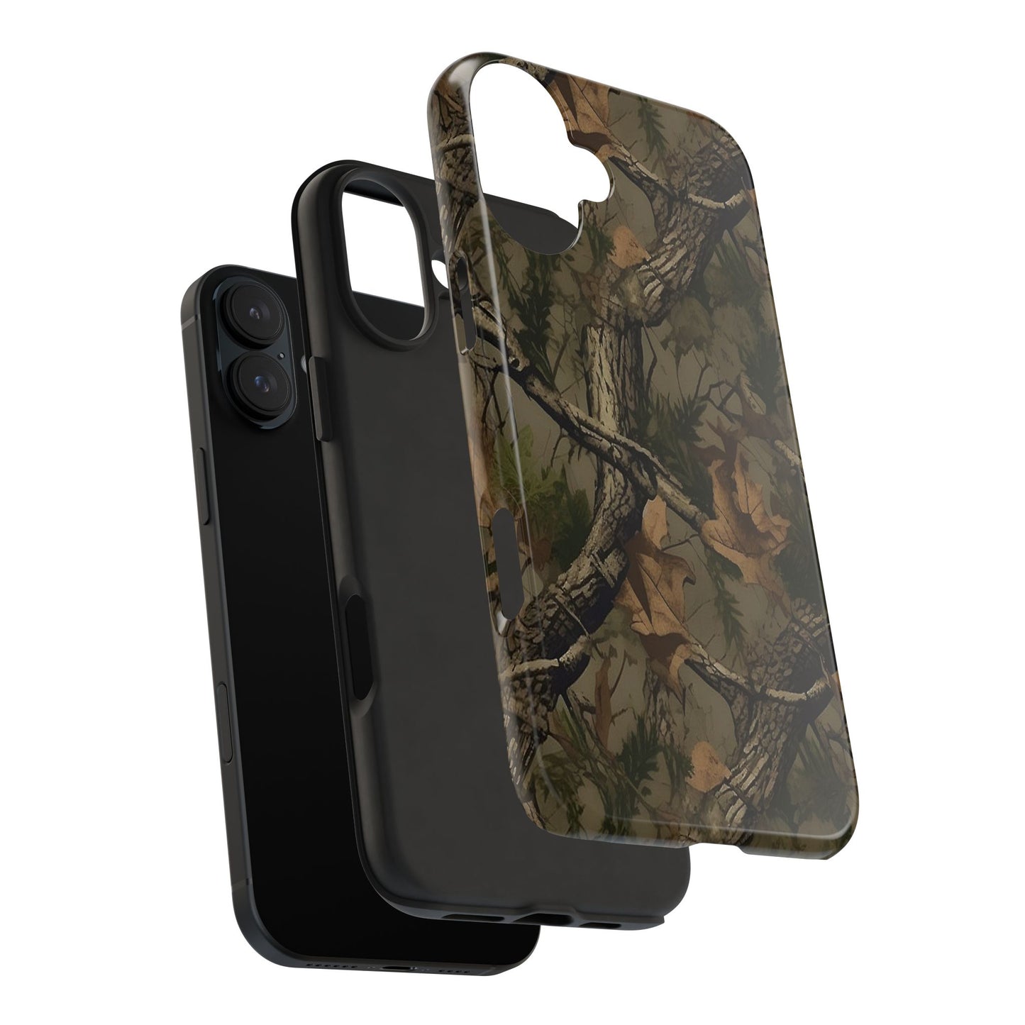 Camouflage Tree Pattern Tough Phone Case