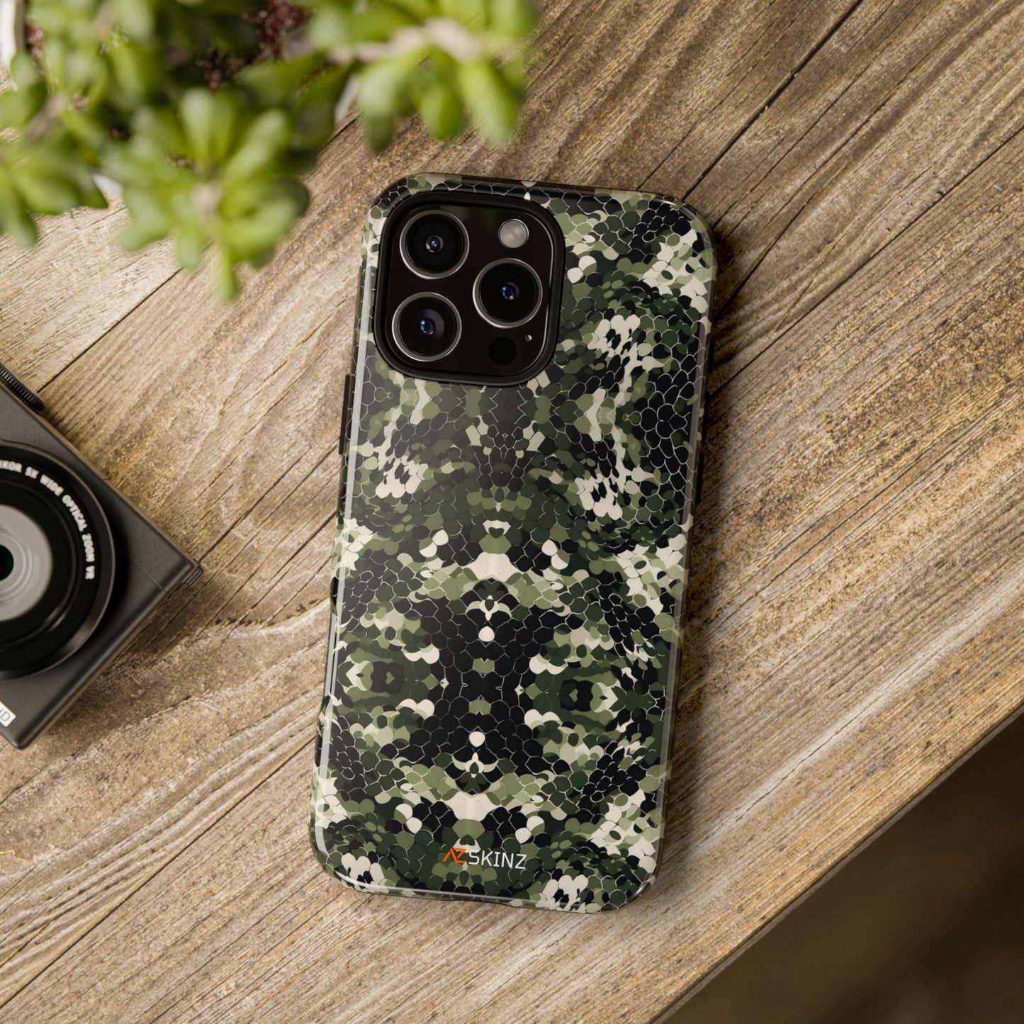 seamless camo tough phone case