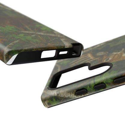 Deer Vintage Tree Camouflage Tough Phone Case
