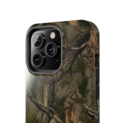 Camouflage Tree Pattern Tough Phone Case