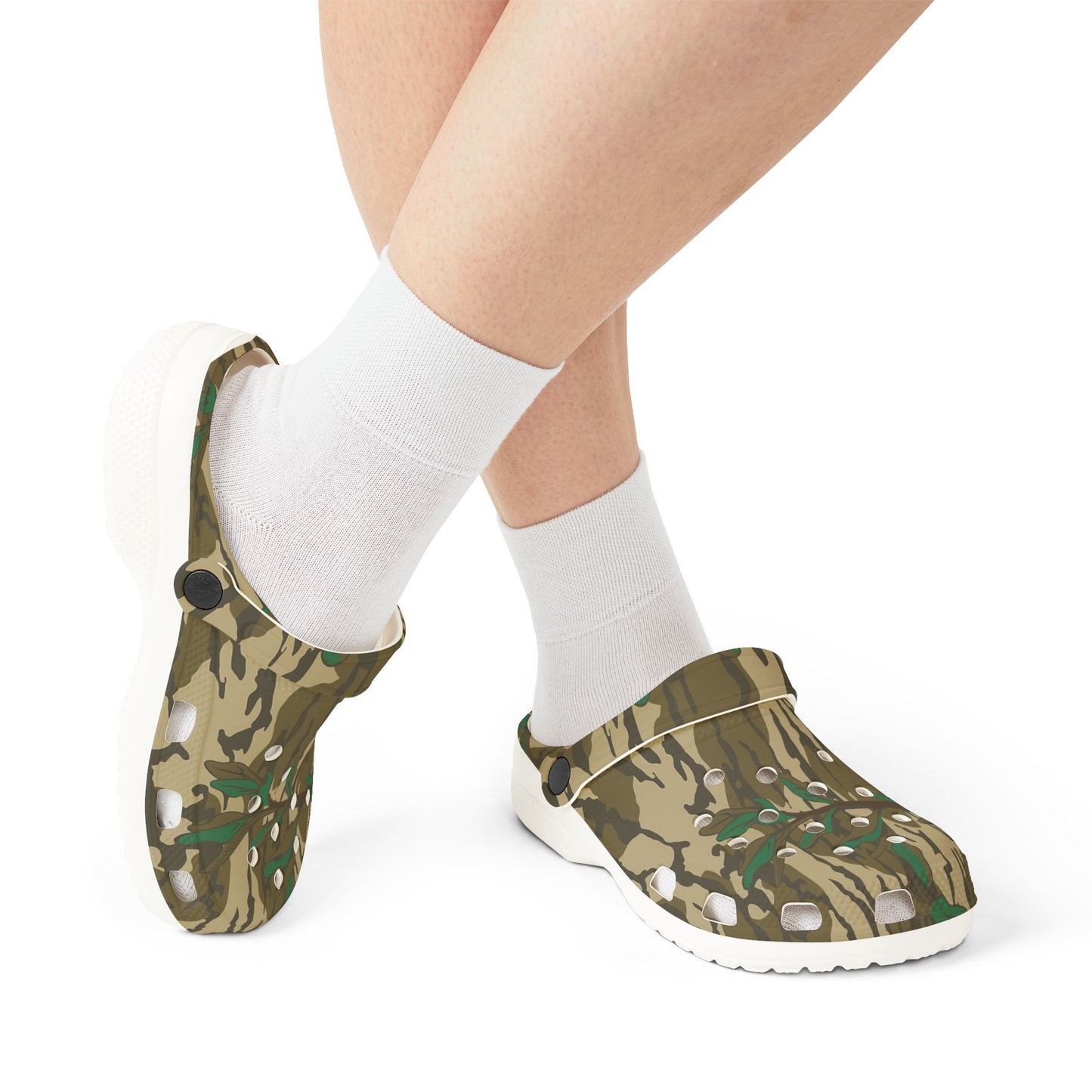 Wicked Camo Tree EVA Foam Rubber Shoes,