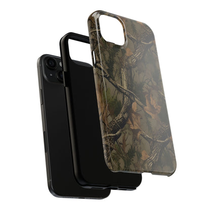 Camouflage Tree Pattern Tough Phone Case