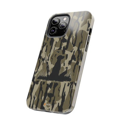 VINTAGE DUCK HUNTING CAMO TOUGH PHONE CASE – DOG HUNTER GIFT