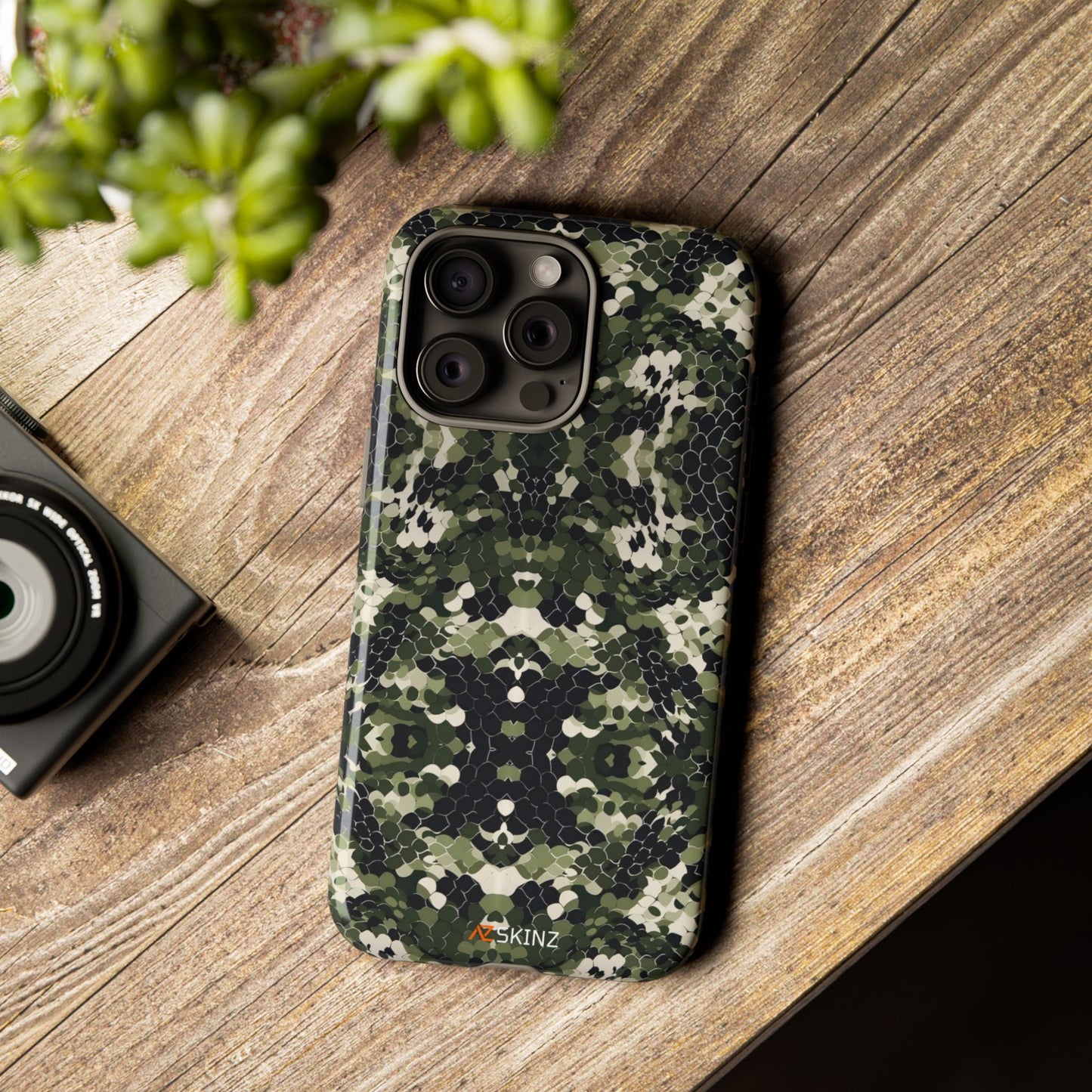 seamless camo tough phone case