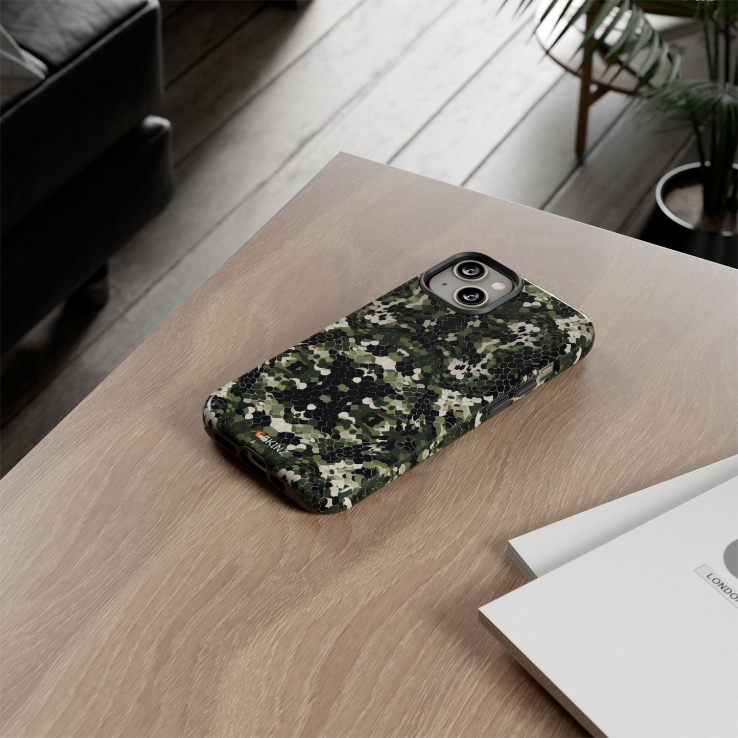 seamless camo tough phone case