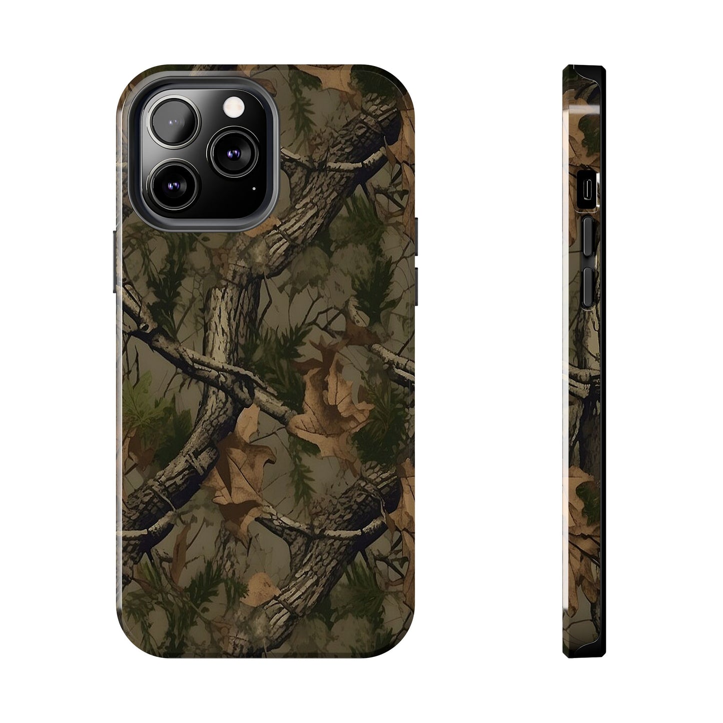 Camouflage Tree Pattern Tough Phone Case