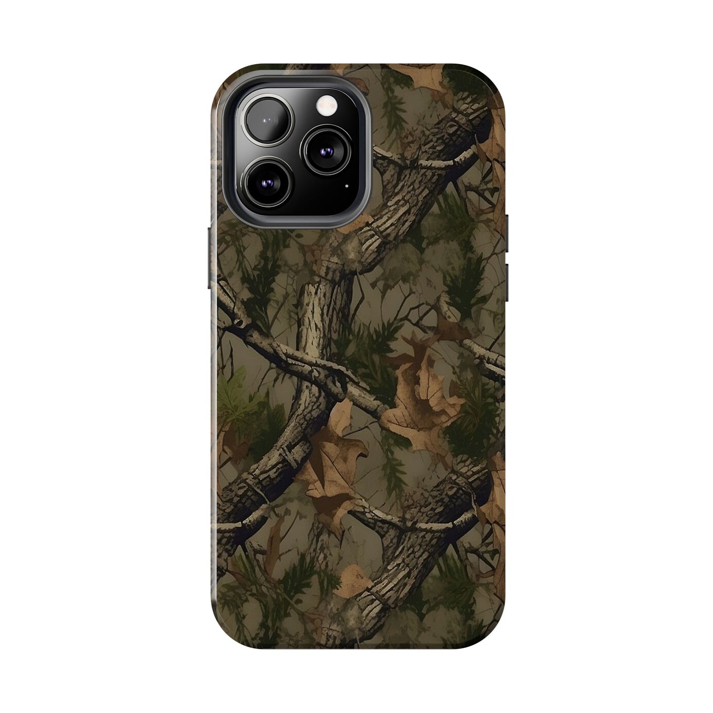 Camouflage Tree Pattern Tough Phone Case