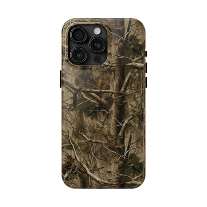 TREE CAMO TOUGH PHONE CASE
