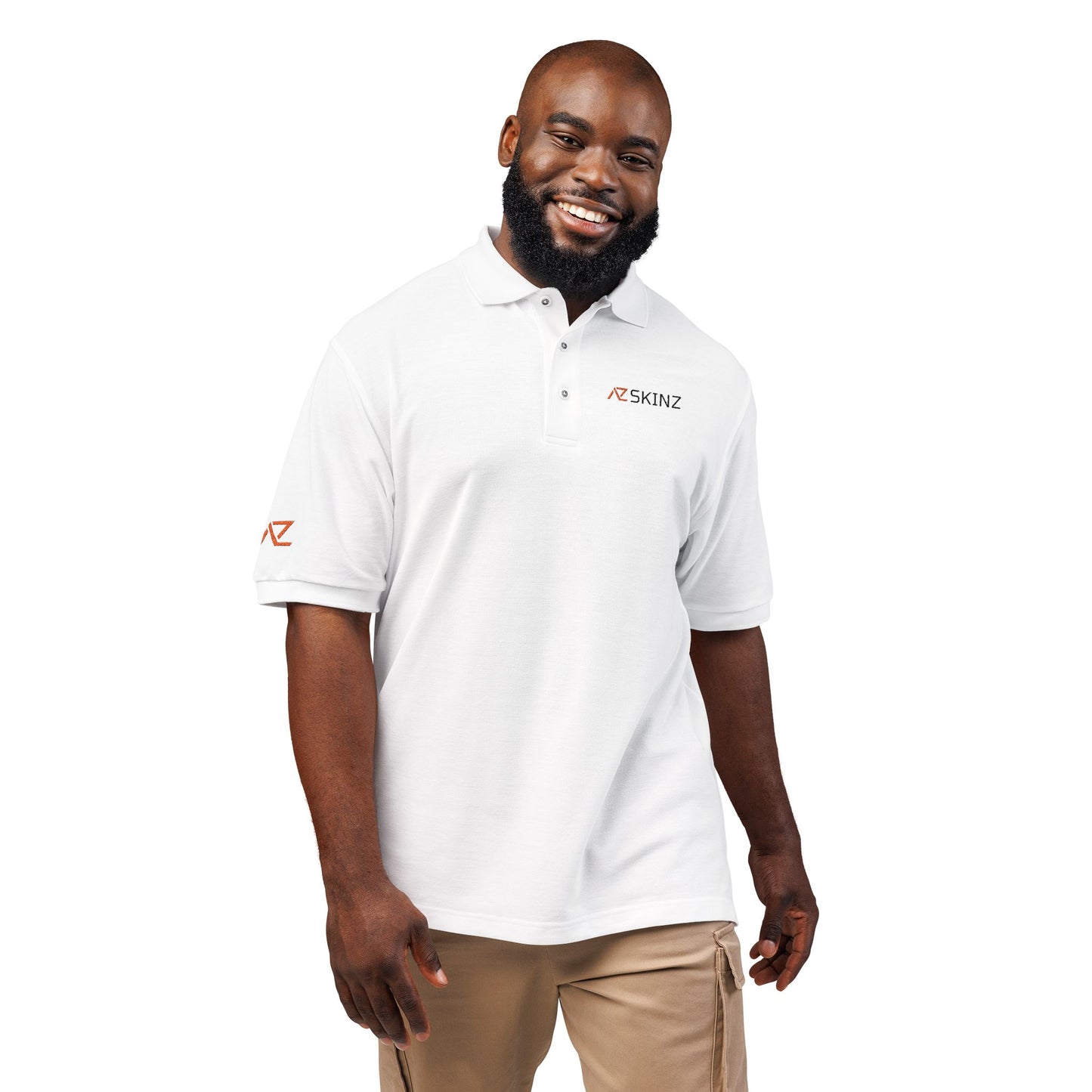 Azskinz Stylish Embroidered Unisex Polo Shirt